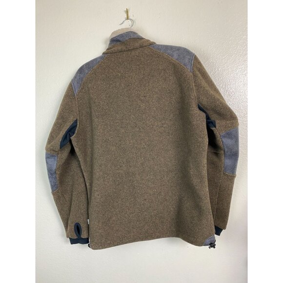 Kuhl Mens Alpenwurx Fleece Full Zip Jacket Size Medium Brown Faux Sherpa Outdoor - Picture 2 of 16